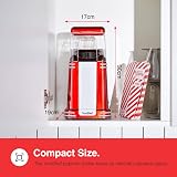 VonShef Popcorn Machine Retro 1200W Air Popcorn Maker Red view 5