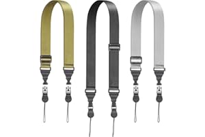 QBILY 3 Pack Shoulder Strap, Comfortable Adjustable IPad Shoulder Strap, Universal Tablet Shoulder Strap and Neck Straps Longest 60 in for IPad, Camera, Binoculars, Luggage Computer Bag(Nylon - 3 Colors)