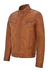 HANDSY Leather Jackets For Men - Leather Motorcycle
