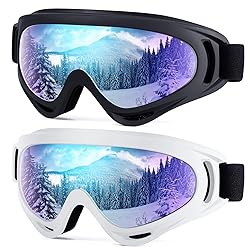 Dizywiee 2-Pack Kids Ski Goggles, Snowboard Goggles