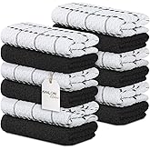 Avalon Kitchen Towels Set (Value Pack of 12) Size 15x25 Inch, 100% Cotton Soft & Absorbent Dish Towels, Tea Towels, Multipurp