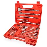 wesleydrill 17PCS Rotary Hammer & Chisels Masonry
