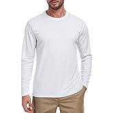 Men's Long Sleeve Shirts UPF 50+ UV Sun Protection Rash Guard Shirt Lightweight Dri Fit Casual Athletic Running Workout Tops