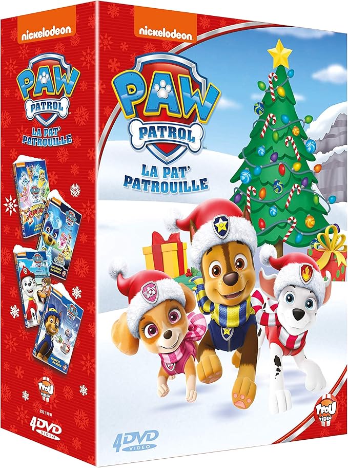 Pat' Patrouille : Le Film Amazon Prime Paw Patrol, La Pat' Patrouille-Coffret 4 DVD: DVD & Blu-ray : Amazon.fr