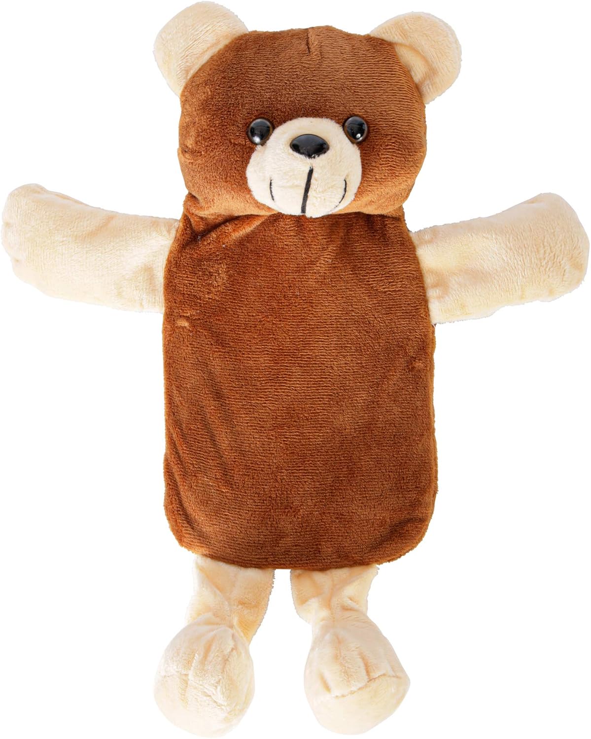 Kids Animal Hot Water Bottle (Bear) Cozy, Safe & Fun Bedtime Companion