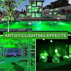 Gonhom A19 LED Green Light Bulb, 9W Equivalent to