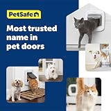 PetSafe Microchip Activated Cat Flap Exclusive Entry 4 Way Locking White view 7