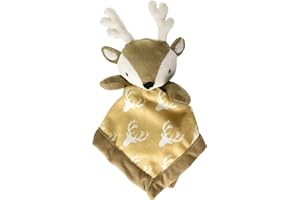 Levtex Home - Baby Deer Security Blanket - Soft and Cuddly Lovey - Plush - Tan, Taupe, Brown - Nursery Gift