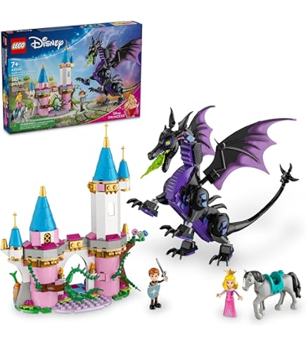 Amazon.com: LEGO 43240 Disney Malefiz als Drache : Toys & Games