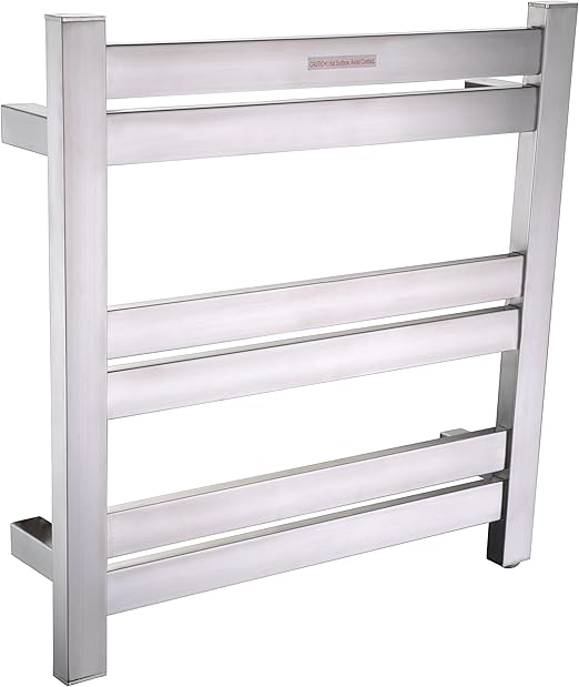 Amazon Com Anzzi Starling 6 Bar Wall Mounted Brushed Nickel Towel