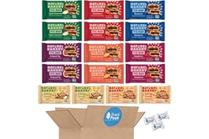 Nature’s Bakery Fig Bar Snack Peak Variety Gift Box – Fig, Raspberry, Strawberry, Blueberry, Peach Apricot, Apple Cinnamon, Strawberry Crumble, Apple Crumble