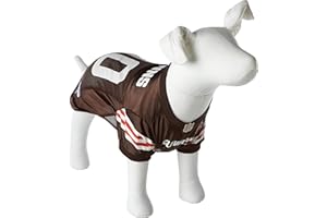 Pets First NFL Cleveland Browns Dog Jersey, Size X-Large, Football Shirt Costume for Pet, Dog Sports T-Shirt, NFL Team Clothing for Cats, Licensed Pet Apparel Available in 7 Sizes and 32 Teams