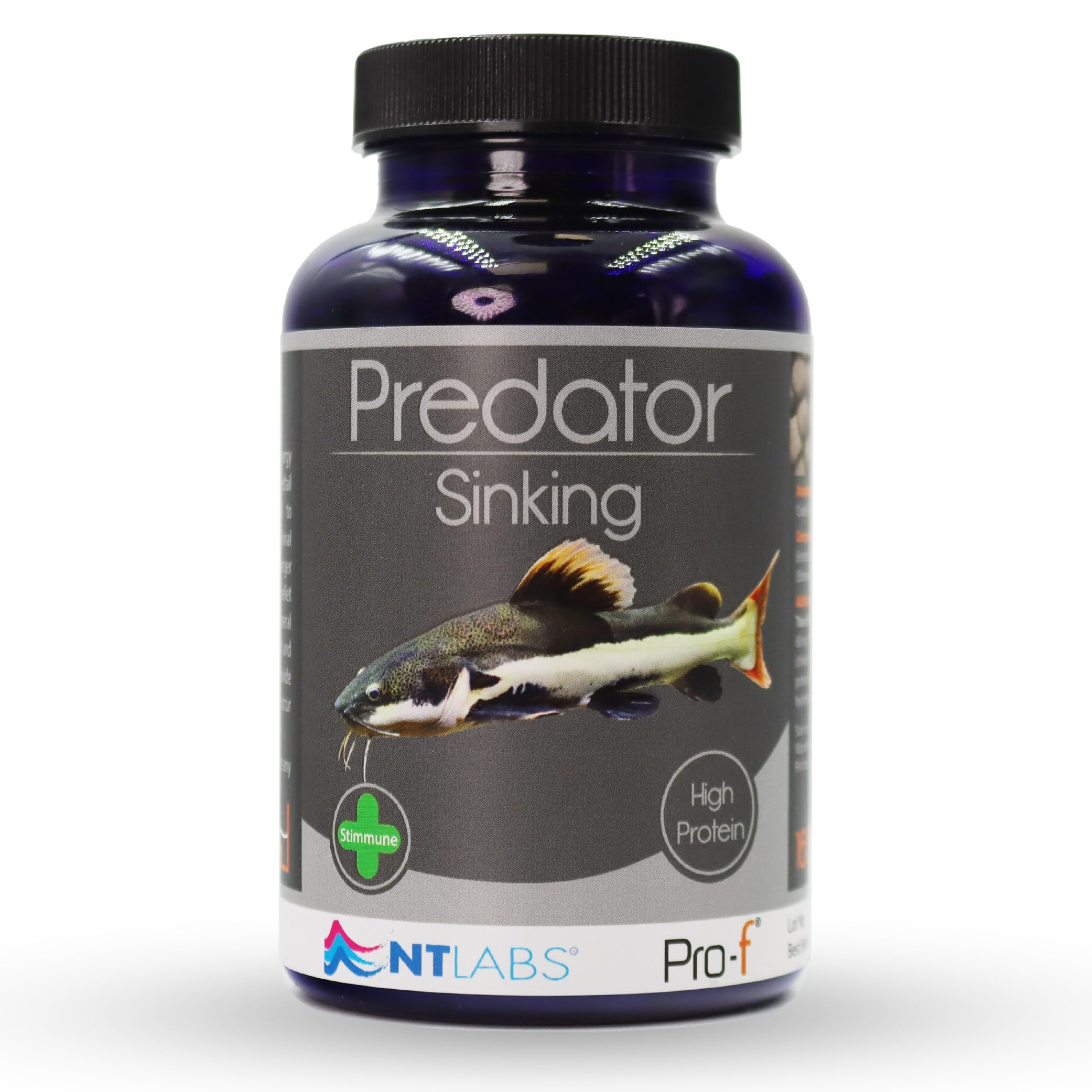 NT Labs Pro-f Predator Sinking, Monster Fish Food, Aquarium Fish Food, Fast Sinking Pellet, Nutritious Feed (165g)