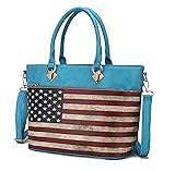 MKF Collection USA Tote Crossbody Bag for