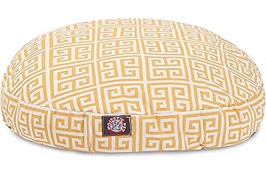 Citrus Towers Medium Round Indoor Outdoor Pet Dog Bed With Removable Washable Cover By Majestic Pet Products