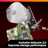 WD Red Plus 4TB NAS Internal Hard Drive 5400 RPM SATA 6Gb/s CMR 256MB view 4