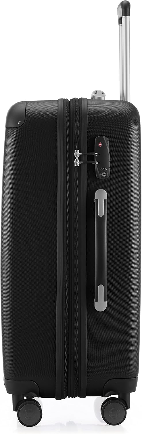 HAUPTSTADTKOFFER - Spree - Luggage Suitcase Hardside Spinner Trolley Expandable 75 cm TSA, Black, 75 cm (L) - Image 5