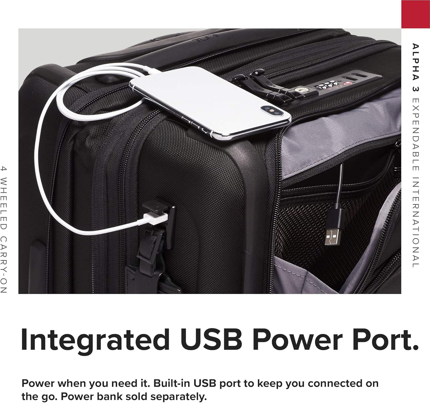 tumi alpha 3 usb port