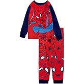 Marvel boys 2-piece Loose-fit Set, Superhero Pajamas, Soft & Cute for Kids