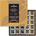 Valrhona Gourmet Assorted Chocolate Gift Box, 50 Dark & Milk French Chocolate squares - Tulakalum 75%, Guanaja 70%, Manjari 64%, Bahibé 46% and Jivara 40%. Perfect Birthday Chocolate Gift Set For Her