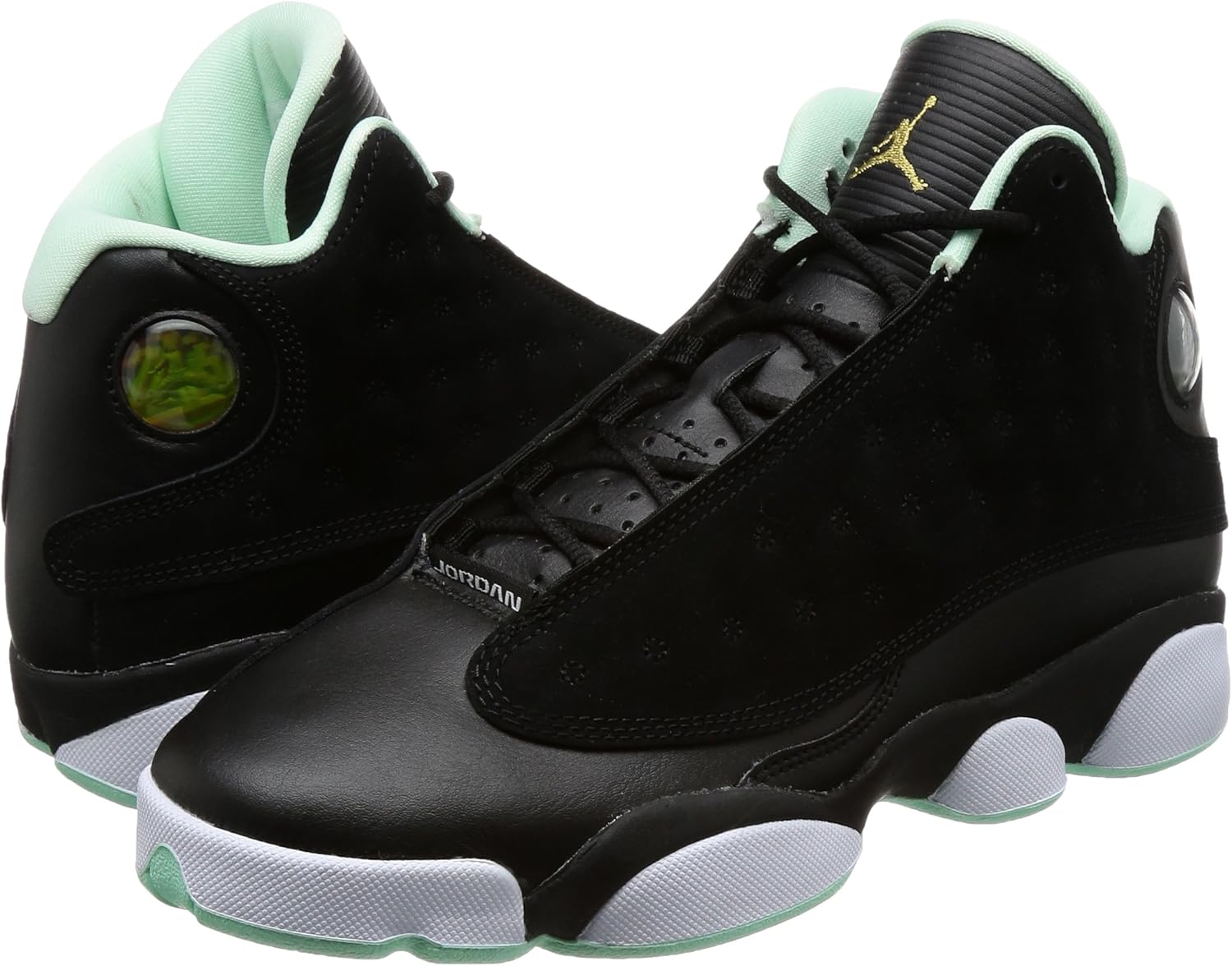 black and gold jordan retro 13