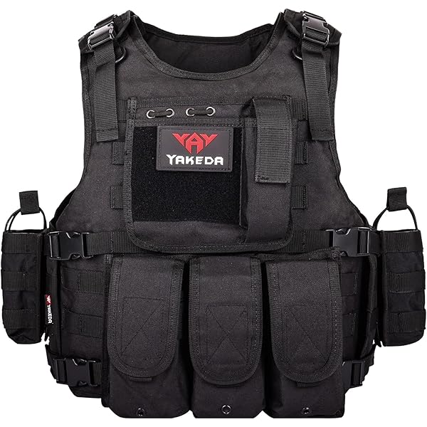 Amazon.com : YAKEDA Adjustable Tactical Airsoft Training Vest