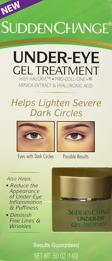 sudden change under eye