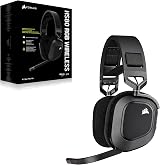 Corsair HS80 RGB Wireless Multiplatform Headset Dolby Atmos Carbon view 9