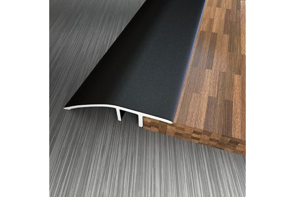 Aluminum Floor Transition Threshold Strip, Door/Carpet/Tile/Threshold Reducer, Doorway Edge Trim for Laminate Floor Mat Carpe