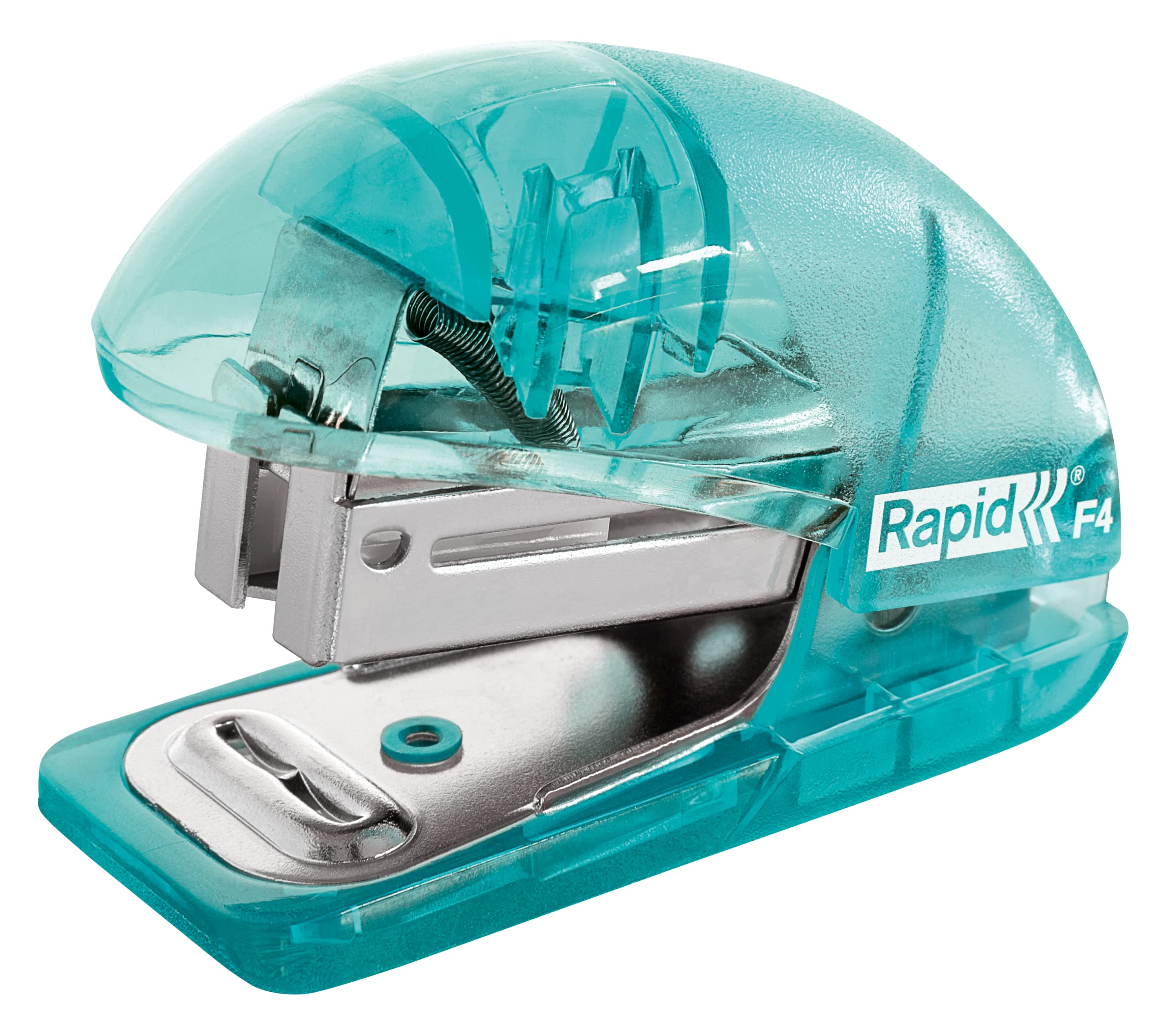 Rapid F4 Colour'Ice Mini Stapler, 10 Sheet Capacity, Includes 1000 x Staples, Green, 5001327
