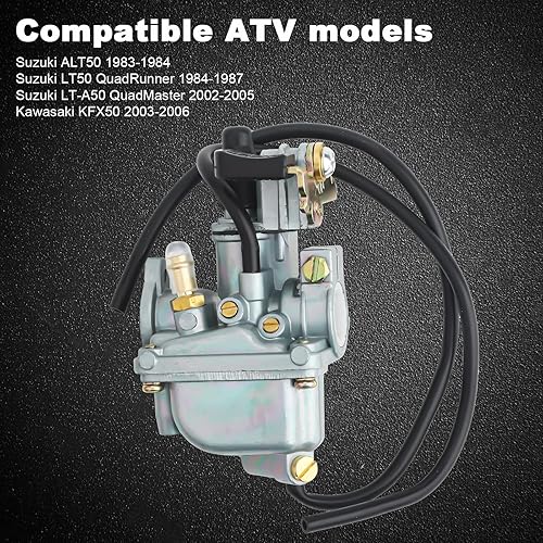 LT50 Carburetor Air Filter Box Fuel Valve Petcock With Spark