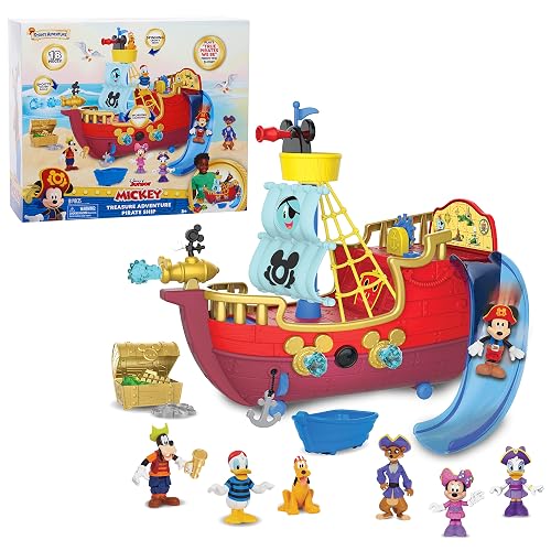 Disney Junior Mickey Mouse Funhouse Treasure Adventure Pirate Ship