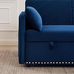 55-inch Loveseat Pull Out Sofabed ,Modern 3 in 1