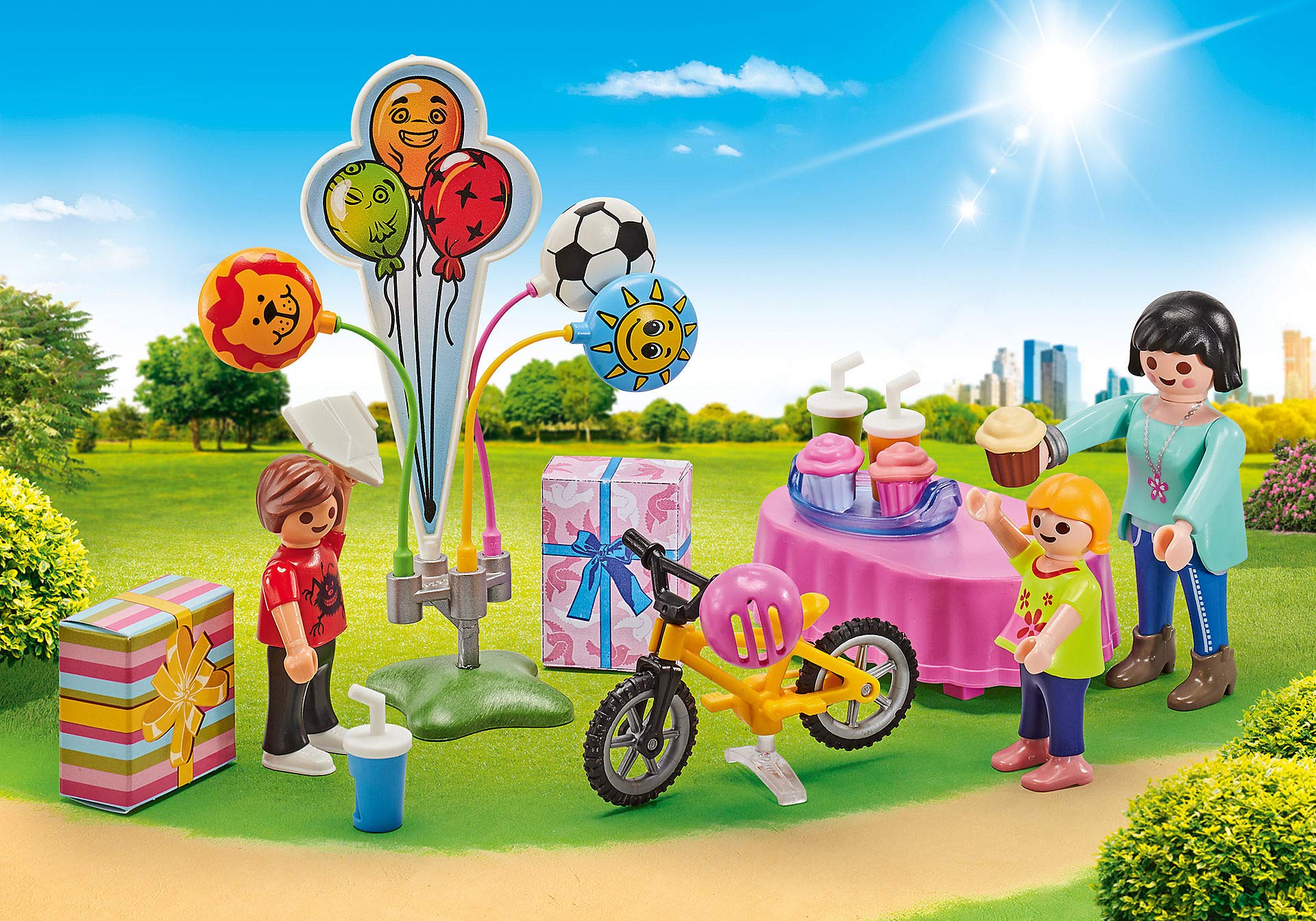 Playmobil City Life Birthday Party Decoration Playset