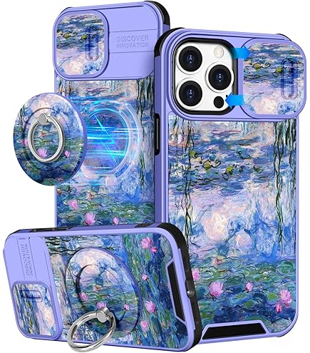 Goocrux (2in1 For IPhone 15 Pro Case Moon For Women Girls