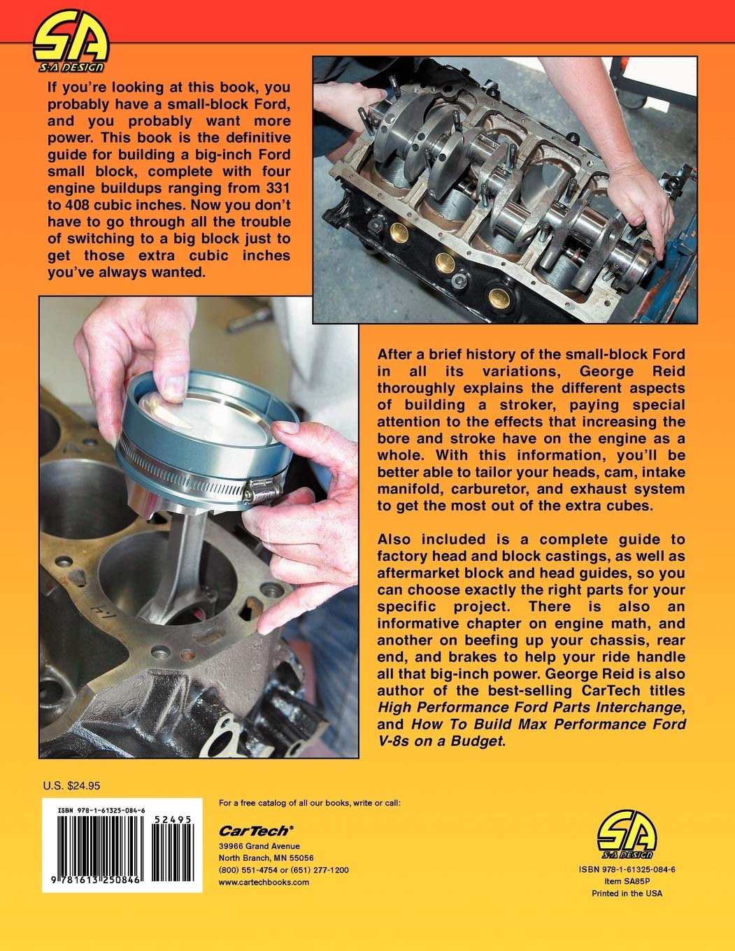 stroking a ford 302 on How To Build Big Inch Ford Small Blocks Reid George 9781613250846 Amazon Com Books