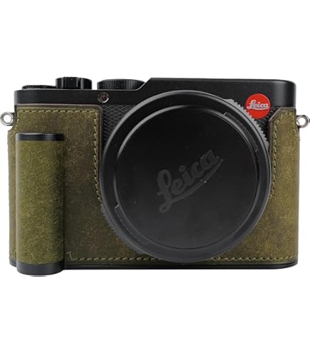 Leica iid （ボディのみ) ライカ D-LUX8 専用 本革 ボディケース グリップ付 | Mr.Stone