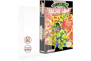 YOYOBUBU 15 Pack Video Game Protector Compatible for NES Game Boxes – Clear Plastic Sleeve Cover – 0.35mm PET – Scratch-Resistant, Dustproof, Crystal Clear Display