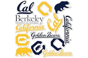 Desert Cactus University of California Berkeley Sticker Golden Bears Vinyl Decals Laptop Water Bottle Car Scrapbook Sheet T2 (Type 2)