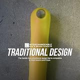 TDBS Colour Coded 120cm Aluminium Mop and Broom Handle Yellow view 5