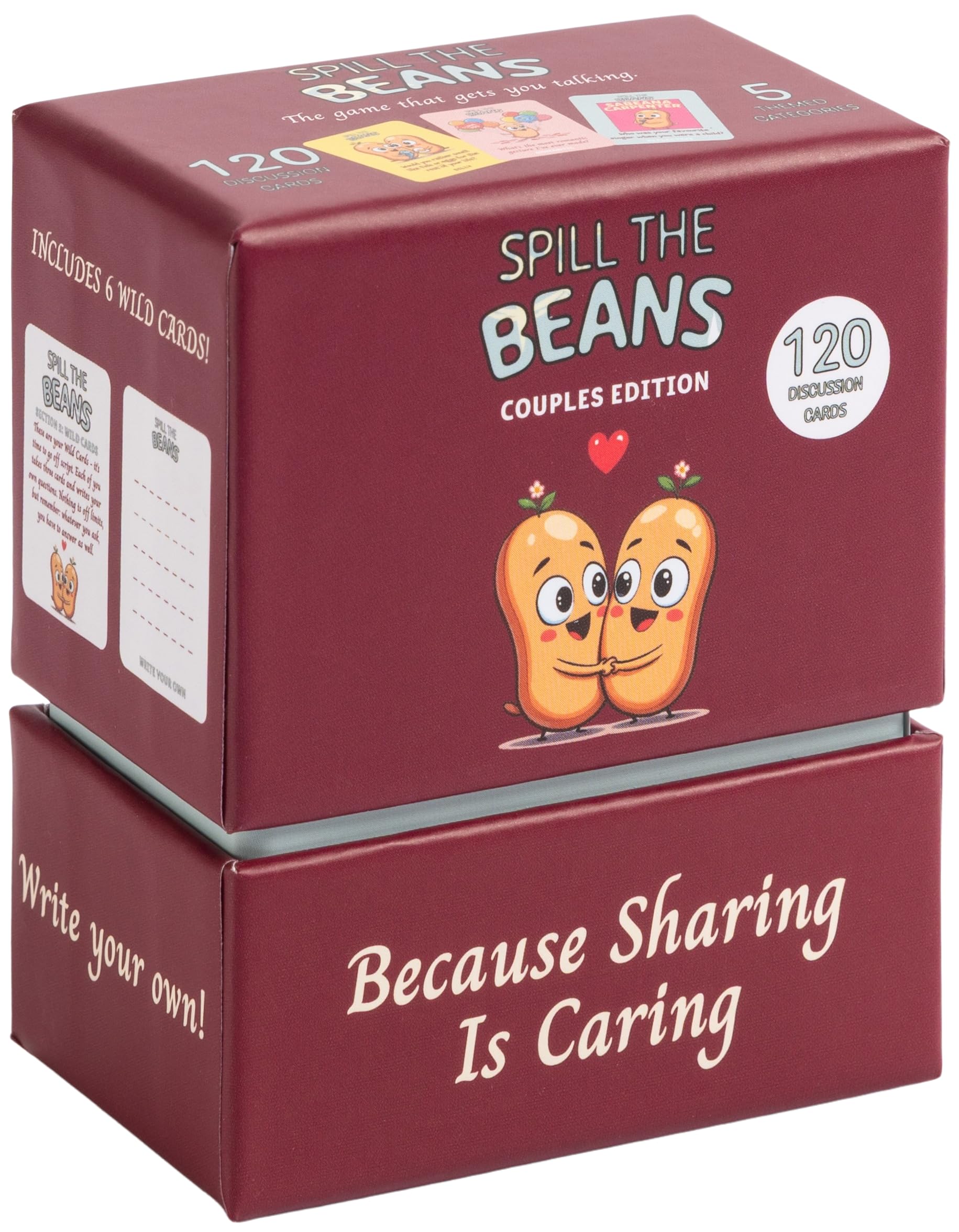 Diabolical DP1426 Spill The Beans - Date Night Games for Couples, Gifts for Valentines Day, Conversation Cards, Date Night Activities, Couple Card Games, Valentines Gifts for Her