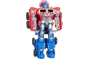 Transformers Toys Rise of The Beasts Movie, Smash Changer Optimus Prime Converting Action Figure for Ages 6 and up, 9-inch