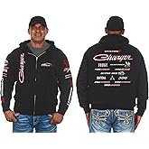 JH DESIGN GROUP Men's Dodge Charger Hoodies- Pullover & Zip UP Sweatshirts in 3 Styles