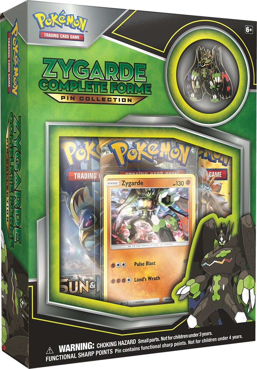 Amazon ポケモントレーディングカードゲーム ジガルデ 100 フォルム ピン コレクション トレカ 通販
