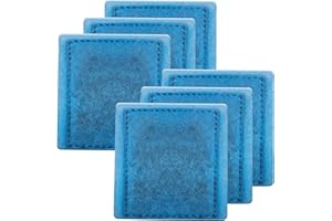 xbbwmrs 6-Pack Replacement Filter Cartridges for Marineland Rite-Size C & Aqua-Tech EZ-Change #3, Fits Aqua-Tech 20-40/30-60 Power Filters and Marineland Penguin PRO Power Filters 200/275/350/375