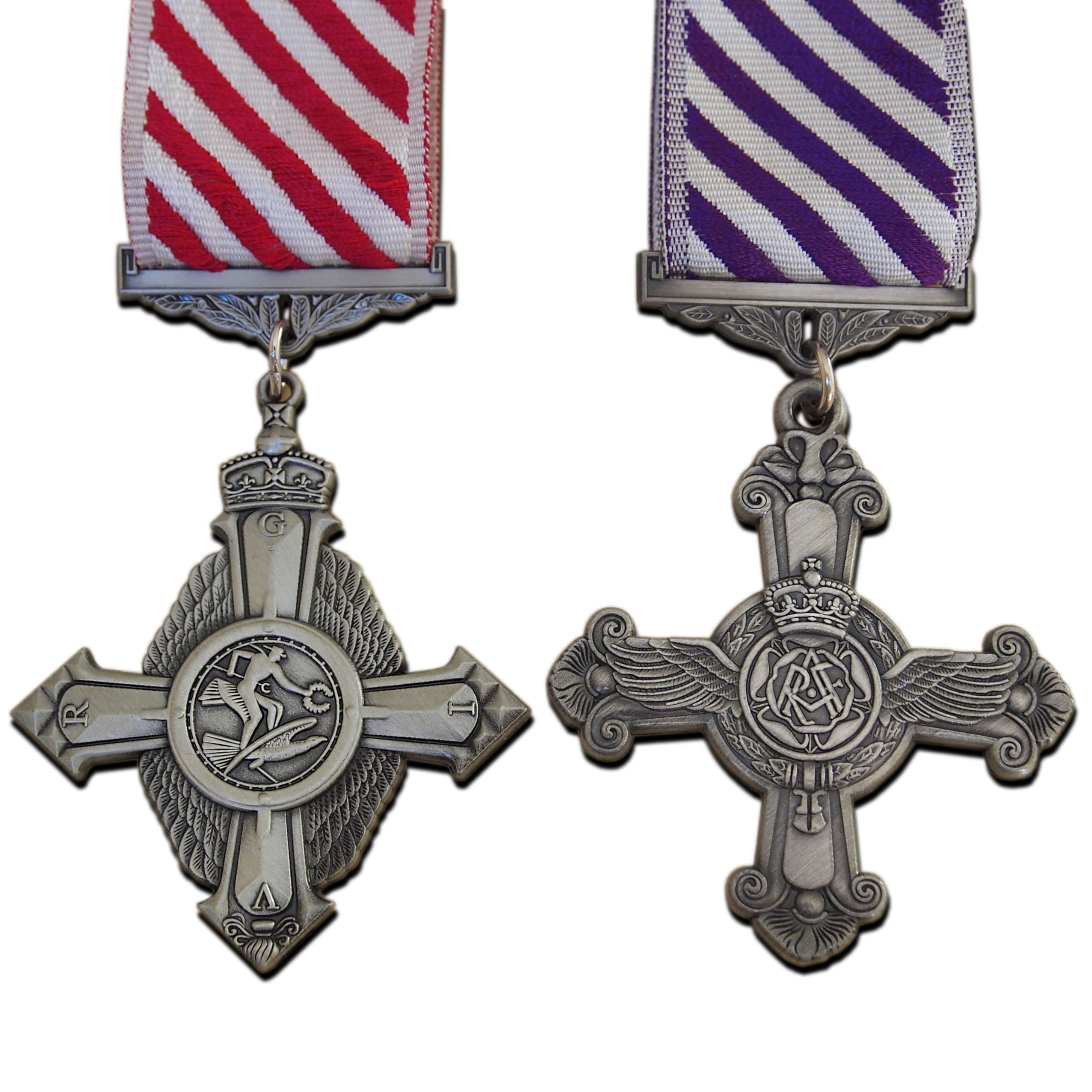 Trikoty Royal Air Force Medal Set Distinguished Flying Cross Medal DFC & Air Force Cross AFC Reproduction UK RAF Award