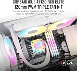 Corsair iCUE AF120 RGB Elite 120mm Triple Fan Kit White view 2