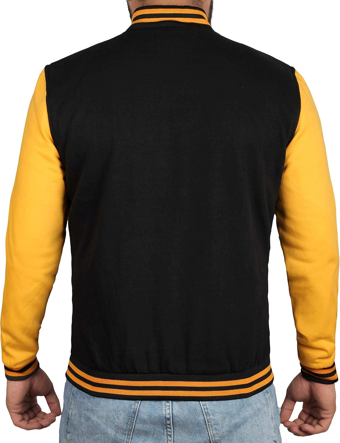 Men's Varsity Jackets - High School Baseball Letterman Bomber Jacket Man at  Men’s Clothing store