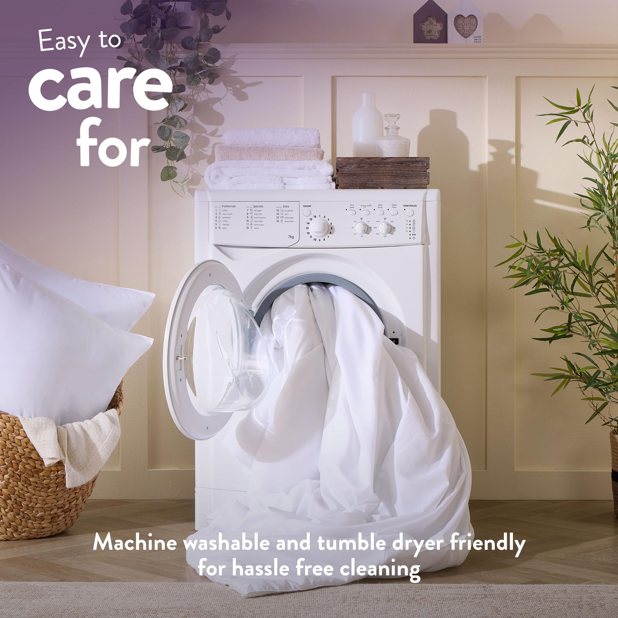 Slumberdown Anti Allergy King Size Duvet 10.5 Tog - Allergy UK Approved All Year Round King Quilt for Allergy Sufferers - Made in the UK, Anti Bacterial and Machine Washable Bedding (225 x 200cm)