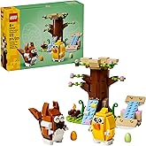 LEGO Spring Animal Playground Building Toy - Pretend Play Set with Squirrel and Bird Figure for Boys and Girls, Ages 8+ - Gift Idea for Easter and Kids' Birthdays - 40709